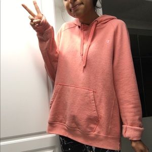 Pink champion hoodie